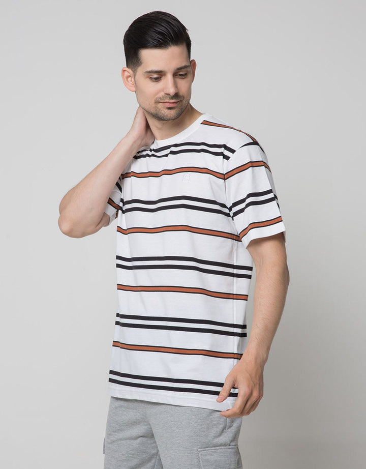 Cole Stripe Line Men's Casual T-Shirt