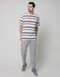 Cole Stripe Line Men's Casual T-Shirt