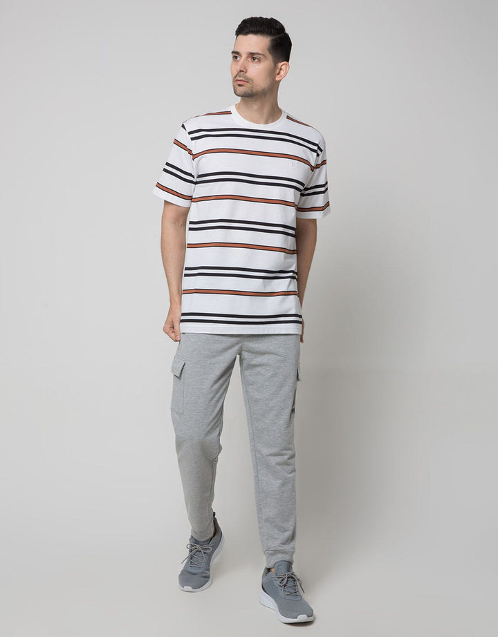 Cole Stripe Line Men's Casual T-Shirt