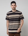 Cole Short Sleeve T-Shirt In Stripe Block Medium
