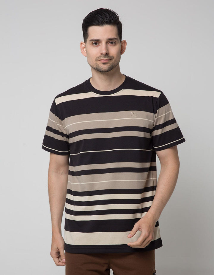 Cole Short Sleeve T-Shirt In Stripe Block Medium
