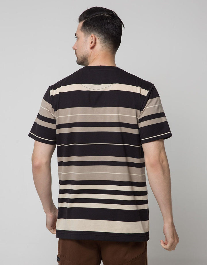 Cole Short Sleeve T-Shirt In Stripe Block Medium