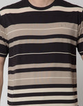 Cole Short Sleeve T-Shirt In Stripe Block Medium