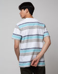 Cole Mini Stripe Kaos Print Pria