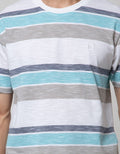 Cole Mini Stripe Kaos Print Pria
