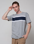 Cole Short Sleeve T-Shirt With Block Stripe At Chest