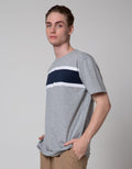 Cole Short Sleeve T-Shirt With Block Stripe At Chest