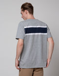 Cole Short Sleeve T-Shirt With Block Stripe At Chest
