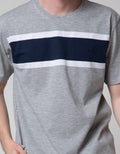 Cole Short Sleeve T-Shirt With Block Stripe At Chest