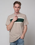 Cole Short Sleeve T-Shirt With Block Stripe At Chest