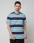 Cole Allover Stripe Kaos Casual Pria