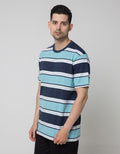 Cole Allover Stripe Kaos Casual Pria