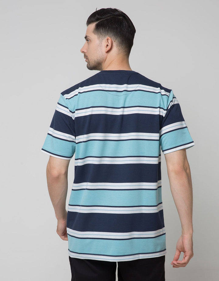 Cole Allover Stripe Kaos Casual Pria