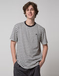 Cole Short Sleeve T-Shirt In Small Stripes