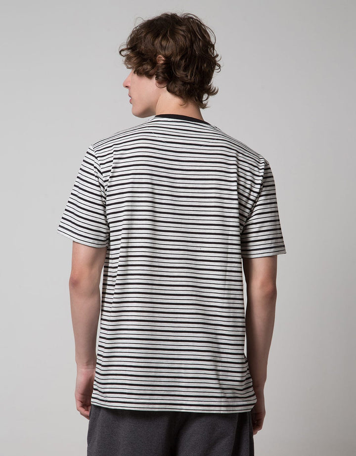 Cole Short Sleeve T-Shirt In Small Stripes
