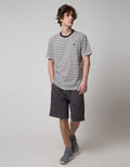 Cole Short Sleeve T-Shirt In Small Stripes