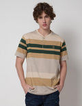Cole Short Sleeve T-Shirt With 2 Stripes At Middle