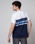 Cole Short Sleeve T-Shirt Block With Stripes At Chest