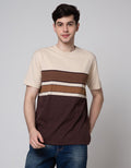Cole Short Sleeve T-Shirt Block With Stripes At Chest