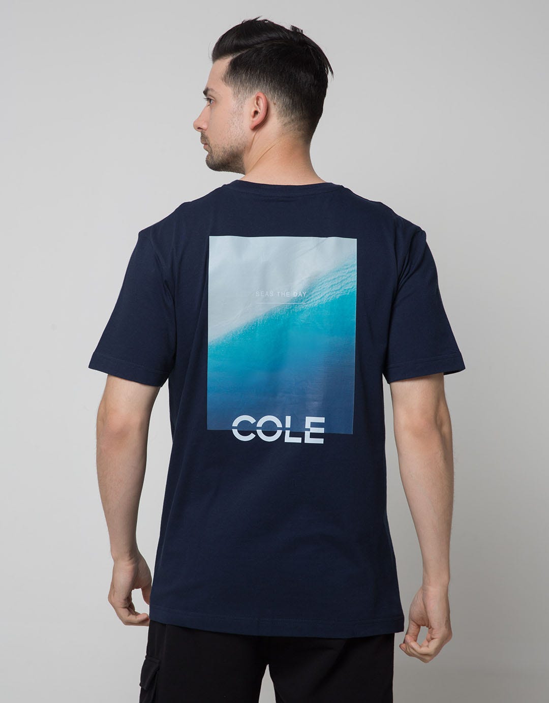 Cole Short Sleeve T-Shirt With Print Sea Cole
