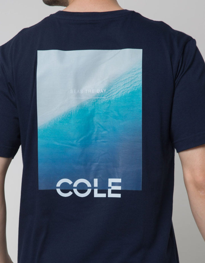 Cole Short Sleeve T-Shirt With Print Sea Cole