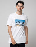 Cole Palm Tree Print Men's T-Shirt