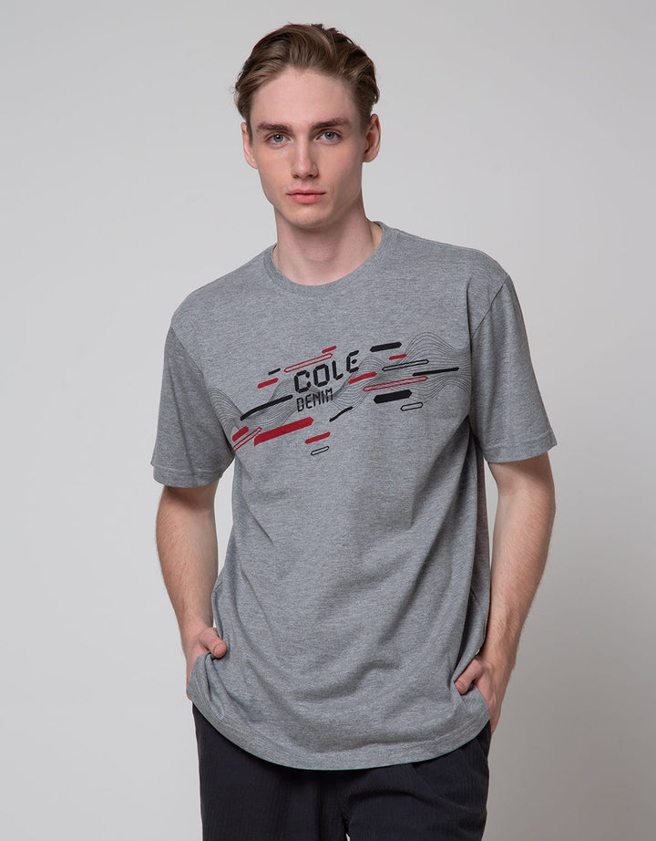Cole Short Sleeve T-Shirt Print With Cole Denim Digital