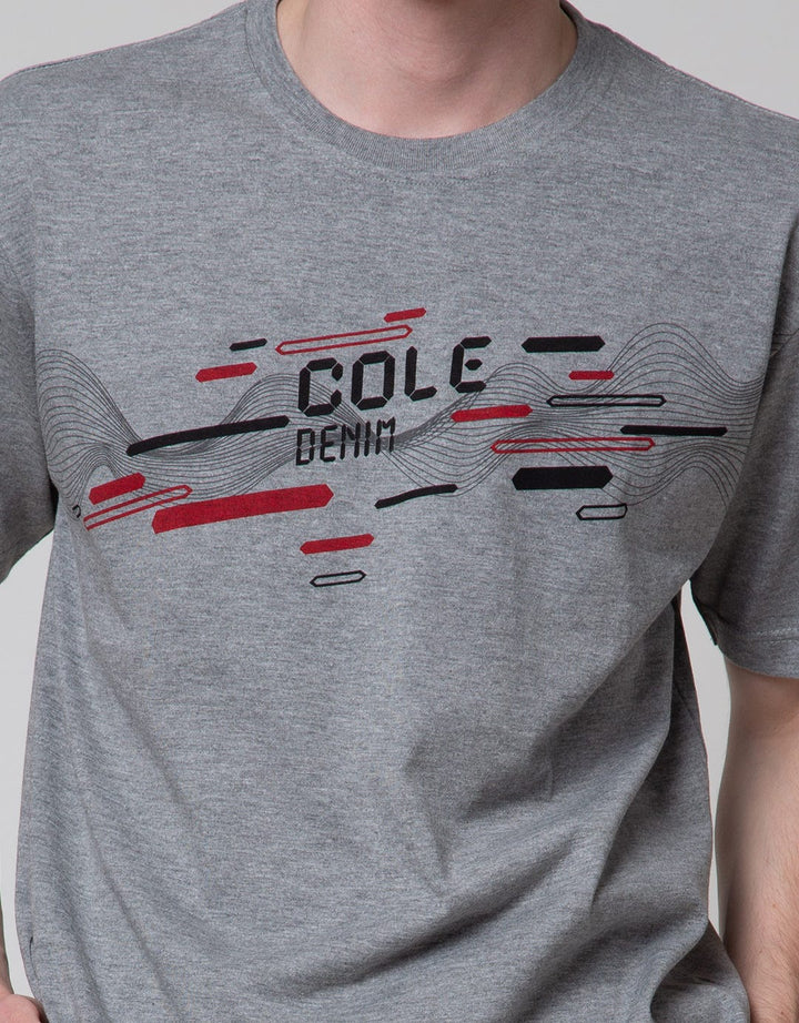 Cole Short Sleeve T-Shirt Print With Cole Denim Digital