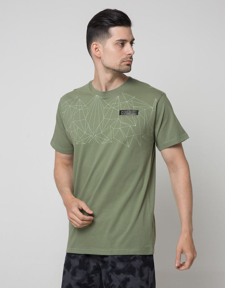 Cole Short Sleeve T-Shirt Geometric Lines