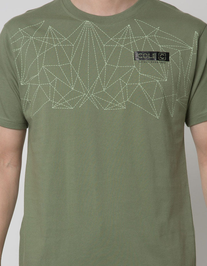 Cole Short Sleeve T-Shirt Geometric Lines