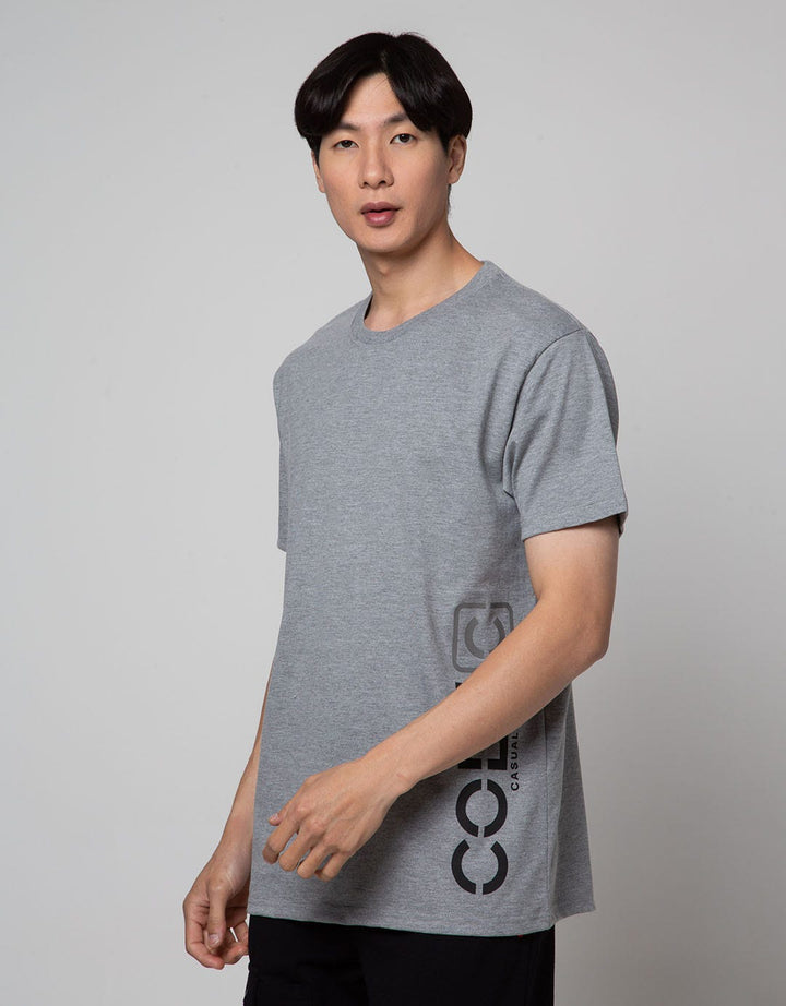 Cole Ribs Printed Men's Casual T-Shirt