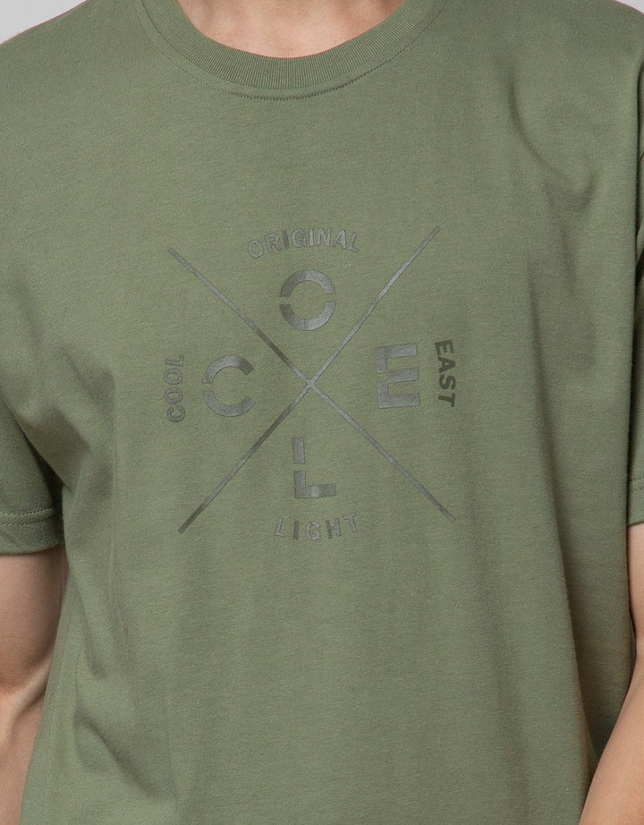 Cole Short Sleeve T-Shirt With Crossed Line