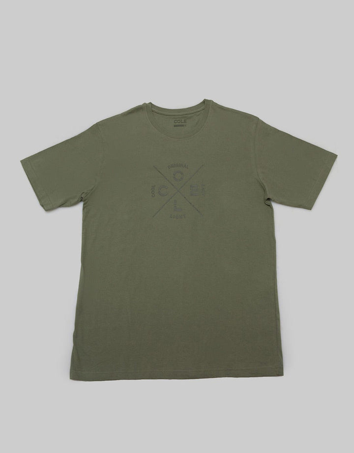 Cole Crossed Line Men's Casual T-Shirt