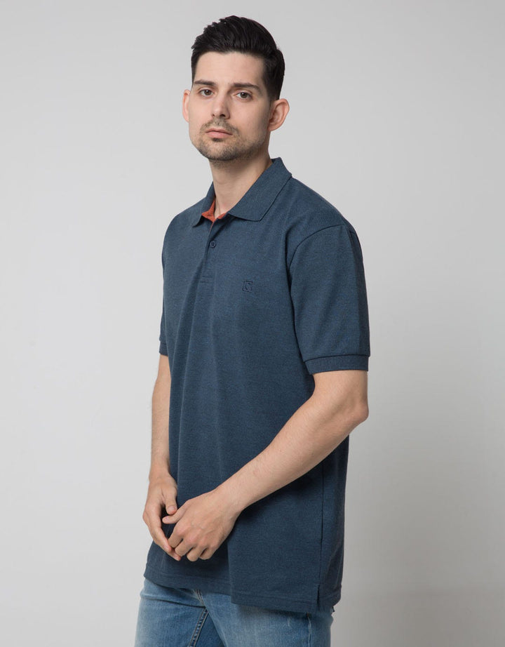 Cole Short Sleeve Kaos Polo Pique Melange