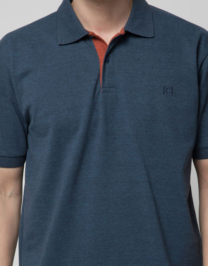 Cole Short Sleeve Kaos Polo Pique Melange