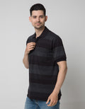 Cole Short Sleeve Kaos Polo Stripe Evenly 3 Colors