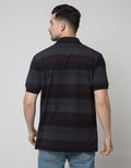 Cole Short Sleeve Kaos Polo Stripe Evenly 3 Colors