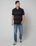 Cole Short Sleeve Kaos Polo Stripe Evenly 3 Colors