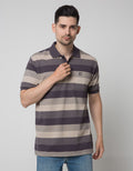 Cole Short Sleeve Kaos Polo Stripe Evenly 3 Colors