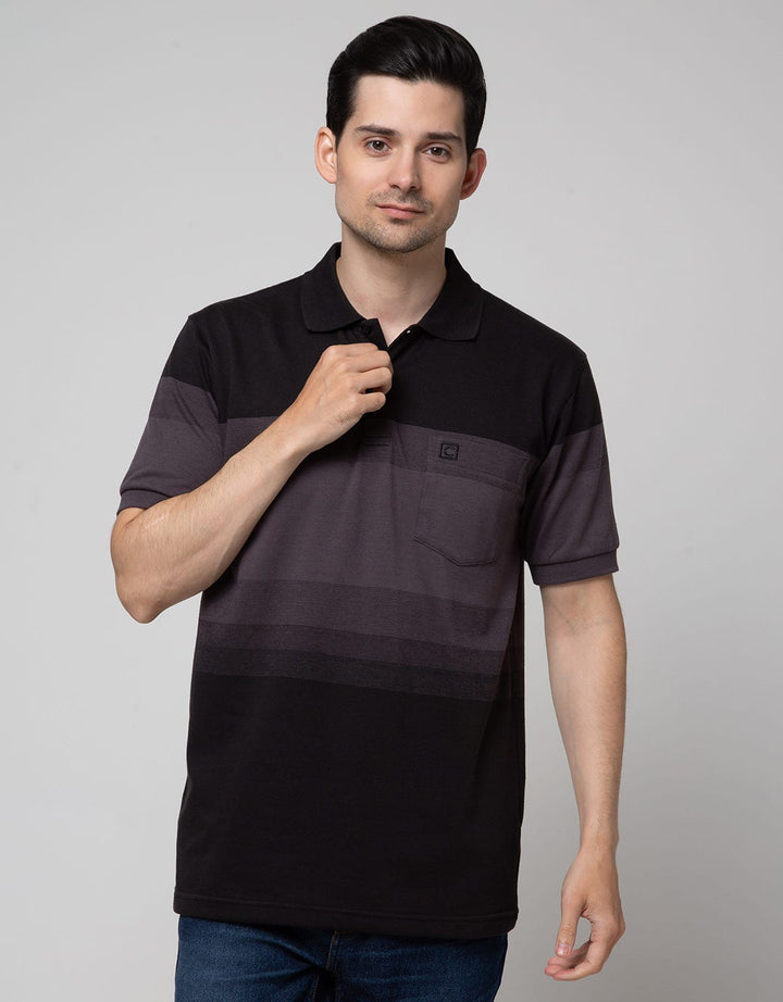 Cole Big Stripe Middle Men's Polo Shirt