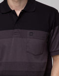 Cole Big Stripe Middle Men's Polo Shirt