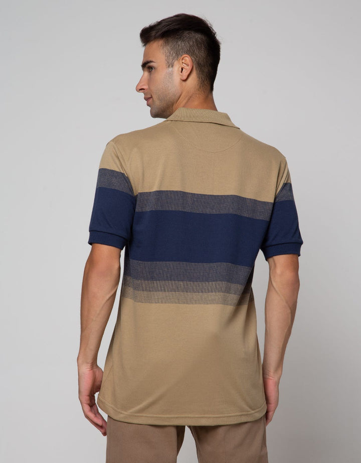 Cole Big Stripe Middle Men's Polo Shirt