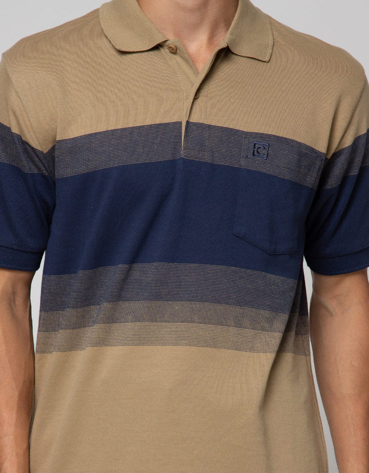 Cole Big Stripe Middle Men's Polo Shirt