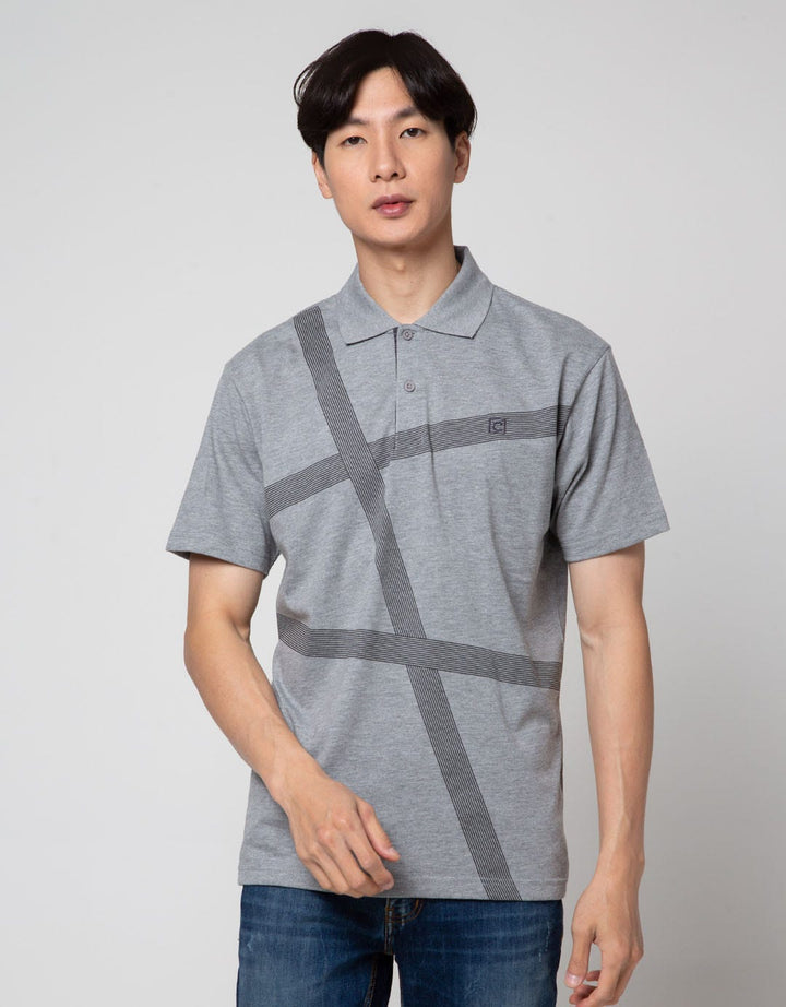 Cole Circle Shoulder Polo Shirt Pria
