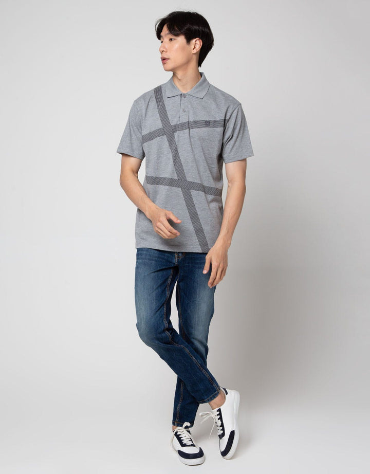 Cole Circle Shoulder Polo Shirt Pria