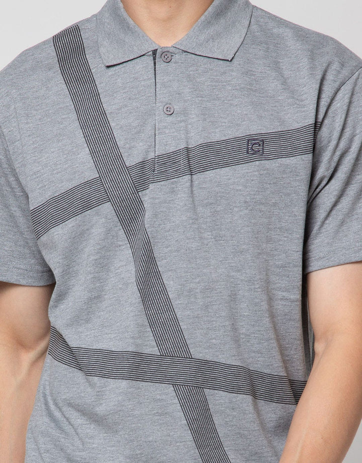 Cole Circle Shoulder Polo Shirt Pria