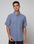 Cole Chambray Kemeja Woven Pria