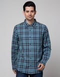 Cole Four Colors Check Kemeja Pria