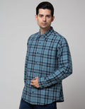 Cole Four Colors Check Kemeja Pria