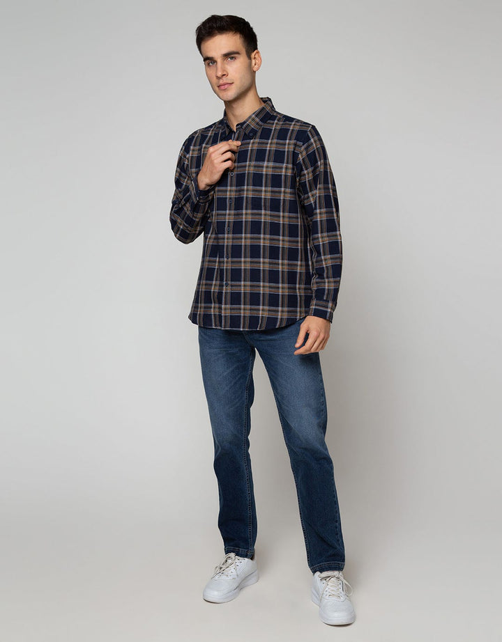 Cole Tricolor Checks Men's Woven Shirt